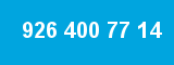 926 400 77 14